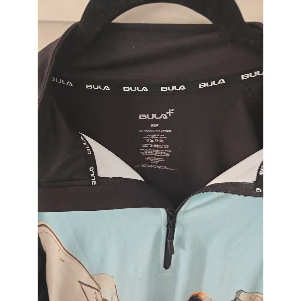 BULA x Pink Floyd Wish You Were Here 1/4 Zip Base Layer Pullover - Picture 2 of 3